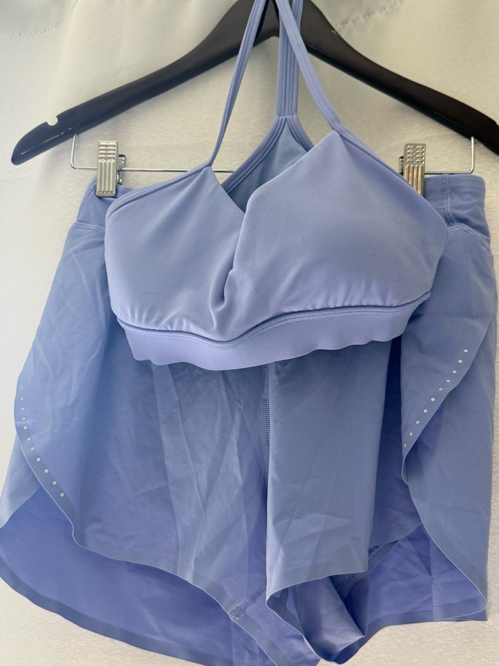 Lavender Athletic Bra & Short set